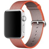 Curea iUni compatibila cu Apple Watch Ultra/SE/8/7/6/5/4/3/2/1, 38mm, Nylon, Woven Strap, Red Velvet