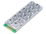 Tastatură Metalică 12 Butoane Rezistentă la Apă