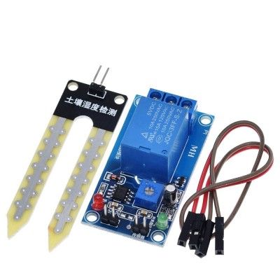 Modul releu senzor umiditate sol 5V cu 1 canal Arduino / Humidity relay (r.348) foto