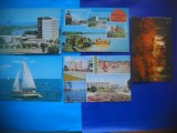 HOPCT LOT NR 872 NEPTUN --LITORAL-CT-5 CARTI POSTALE-RSR-CIRCULATE, Circulata, Printata, Constanta