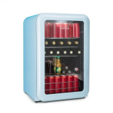 Cumpara ieftin Klarstein PopLife, frigider pentru băuturi, frigider, 115 litri, 0 - 10 &deg;C, design retro, albastru