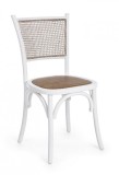 Scaun alb maro Carrel 45x53x89x46 cm