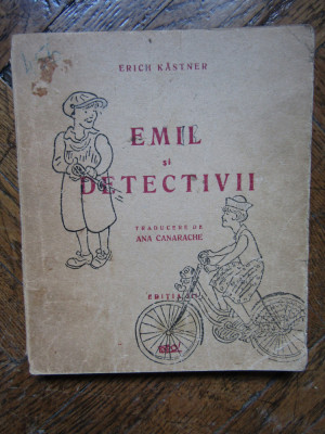EMIL SI DETECTIVII de ERICH KASTNER, EDITIA III , 1945 foto