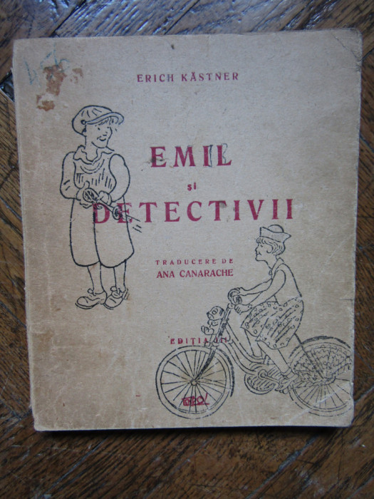 EMIL SI DETECTIVII de ERICH KASTNER, EDITIA III , 1945