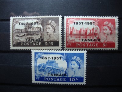 TANGIER 1955 SERIE ELISABETA II foto