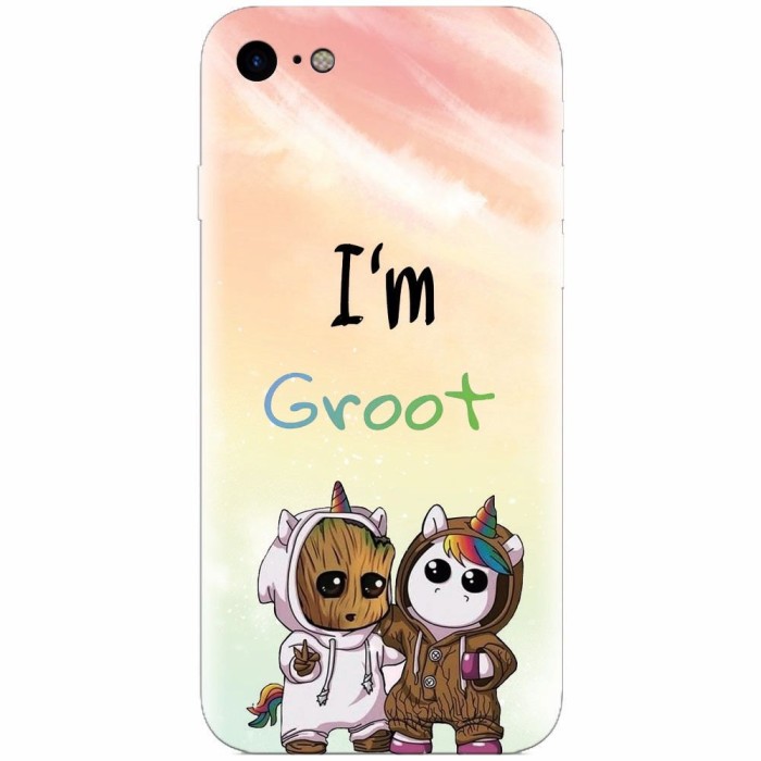 Husa silicon pentru Apple Iphone 6 / 6S, Im Groot