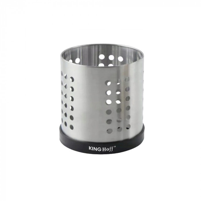 Recipient pentru tacamuri, inox 12,4 x 13,4 x 13 cm, Kinghoff