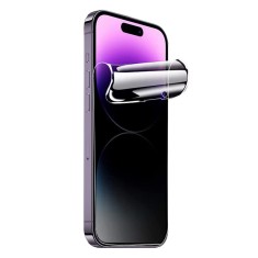 Folie silicon privacy compatibila xiaomi redmi 12c, regenerabila, acopera tot ecranul 3d, anti-spy, hydrogel foto