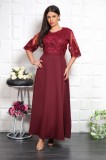 Rochie Lunga Patricia Marsala - 50Marimea