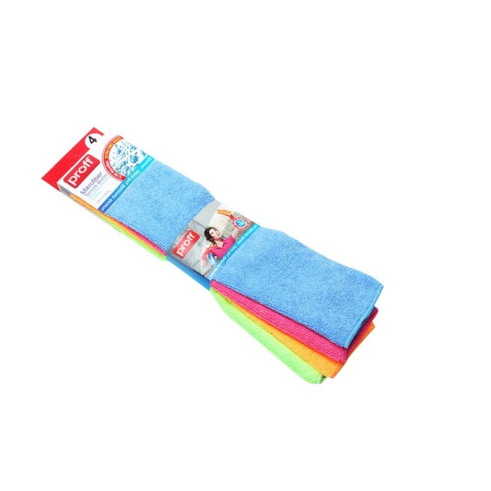 Set 4 buc Laveta microfibra pentru geam, 28 x 38 cm