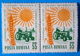 TIMBRE ROMANIA LP 622/1966 CONGRESUL COOPERATIVELOR AGRICOLE -Serie pereche -MNH, Nestampilat