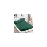 Cumpara ieftin Husa de Pat + 2 Fete de Perna din Finet 180x200cm - JO813 Verde