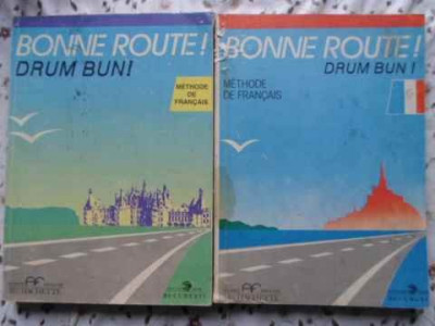 BONNE ROUTE! DRUM BUN! METHODE DE FRANCAIS VOL.1-2-PIERRE GIBERT, PHILIPPE GREFFET SI COLAB. foto