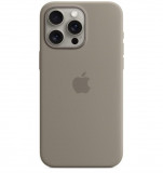 Husa din silicon Apple iPhone 15 Pro Max cu MagSafe, Bej Clay, , , , , , - RESIGILAT