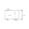 Radiator racire Lexus Ls (Xf40), 04.2007- Model Ls60/Ls600h Motor 4, 6 V8 270/279kw; 5, 0 V8 327kw Benzina, tip climatizare Cu/fara AC, cutie automat