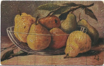 AMS# - ILUSTRATA FRUCTE IN RELIEF, NECIRCULATA 1918 foto