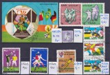 Lot filatelic Sport / Fotbal - Coliță Guineea Ecuatorială (Munich '74) &amp; timbre Yemen, Brazilia (Gr&ecirc;mio &amp; Fluminense), Rom&acirc;nia, Iordania -A991