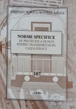 Norme specifice de protectie a muncii pentru transporturi pe calea ferata