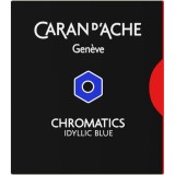 Set 6 cartuse Caran d&#039;ache Idyllic Blue