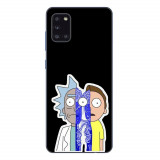 Husa compatibila cu Samsung Galaxy A31 Silicon Gel Tpu Model Rick And Morty Connected