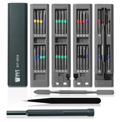 Surubelnita set biti 30piese precizie+maner BST-8958 foto