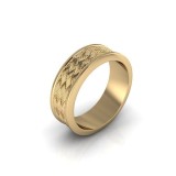 Verigheta dama/barbat din aur galben 14K - 55