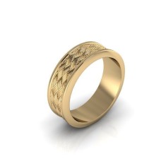 Verigheta dama/barbat din aur galben 14K - 51