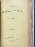 Carte veche Alianta Germano Austriaca si Rusia 1882