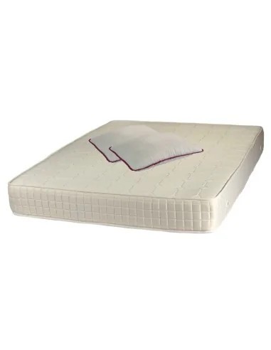 Set Saltea ortopedica, tip relaxa, Dafin Lux Ortopedic, 180x200x21cm, fermitate medie, cu plasa de arcuri tip Bonell, fata vara-iarna, sistem de aeris