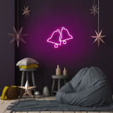 Cumpara ieftin Lampa de perete Bells, Neon Graph, 30x24x2 cm, roz