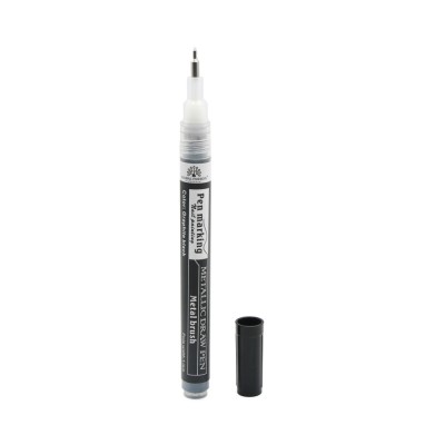 Marker pentru desen pe unghii, lățimea tijei 1 mm, culoare: Negru Grafit foto