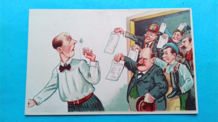 Caricatura Artistul Willi Scheuermann