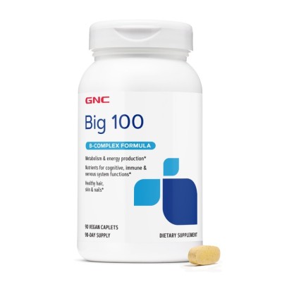 Gnc B-complex Formula Big 100, Complex De Vitamina B, 90 Tb foto
