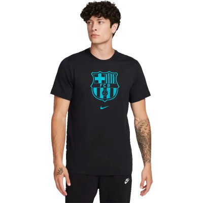 FC Barcelona tricou de bărbați Crest black - XXL foto