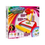 Proiector de desen, lentila reglabila, sertar, 24 de imagini, 12 markere, 6 foi, plastic, Multicolor