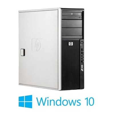 Workstation HP Z400, Quad Core W3565, 12GB DDR3, Radeon HD 7350, Win 10 Home foto