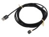 Cablu USB 2.0 USB-C la USB-C unghi 3m negru 60W 3A, Logilink