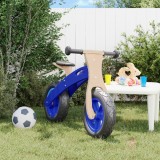 Bicicleta Echilibru Copii vidaXL, Albastru, Cauciucuri Pneumatice, Sezut Reglabil, +3 Ani, Max 30kg