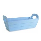 Cumpara ieftin Cos lemn albastru 31,5 x 12 x 8,5 H