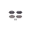 Placute frana MINI MINI PACEMAN R61 ABE C2B016ABE
