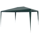 VidaXL Cort de petrecere, verde, 3 x 4 m, PE