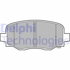 Set placute frana spate DELPHI, Jeep Cherokee (Kl), 06.2013-, spate; puntea spate