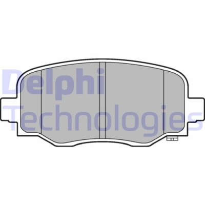 Set placute frana spate DELPHI, Jeep Cherokee (Kl), 06.2013-, spate; puntea spate foto