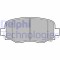 Set placute frana spate DELPHI, Jeep Cherokee (Kl), 06.2013-, spate; puntea spate
