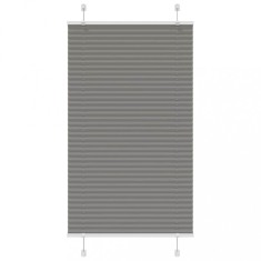 vidaXL Jaluză plisată Antracit 70x150 cm Lățime țesătură 69,4 cm
