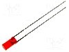 Dioda LED, 3mm, ro&amp;#351;ie, 3...5mcd, 20mA, 2...2,5V, KINGBRIGHT ELECTRONIC - L-424IDT