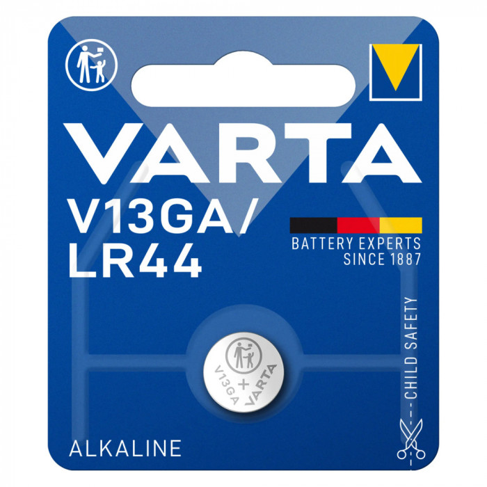 Baterie Ceas SR44SW AG13 LR44 G13 A76 1.5V 130mAh Varta Blister 1