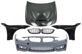 Bara Fata cu Grile si Aripi Laterale &amp; Capota BMW Seria 4 F32 Coupe F33 Cabrio F36 Gran Coupe (2013-2017) M4 Design Performance AutoTuning, KITT Specials