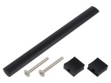Manetă Aluminiu Negru Mat 30,5mm x 180mm x 15,5mm