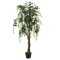 vidaXL Arbore artificial wisteria 560 frunze 80 cm verde și alb 359006